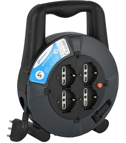 Prolunga Elettrica Garza - 5 Metri, 4 Prese, Protezione Sovraccarico, Cavo 1,5 Mm² - Foto 2