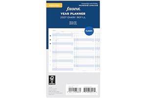 Filofax personlig vertikal årsplanerare 2027