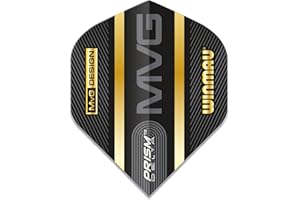 WINMAU Prism Delta Michael Van Gerwen MvG Trilogy Extra Spesso Dart Voli - 1 Set per Confezione (3 voli in Totale)