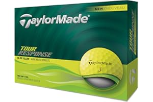 TaylorMade 2025 Golf Tour Response Yellow Golf Balls