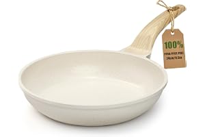 YASHE 24cm Stekpanna I Granit Med Nonstick Beläggning För Alla Spishällar