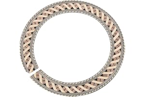 BRIUERG Rosace de rosace en bois pour guitare classique, diamètre intérieur 93 mm
