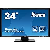 iiyama T2453MTS-B1 24" VA LCD, Black, Full HD, Optical 2pt touch, HDMI, USB Hub