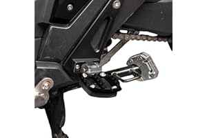 LORABABER Repose-pieds pliables larges pour passager de moto compatibles avec X-ADV 750 XADV750 2021 2022 2023 2024 2025, repose-pieds à pédale arrière (Noir)