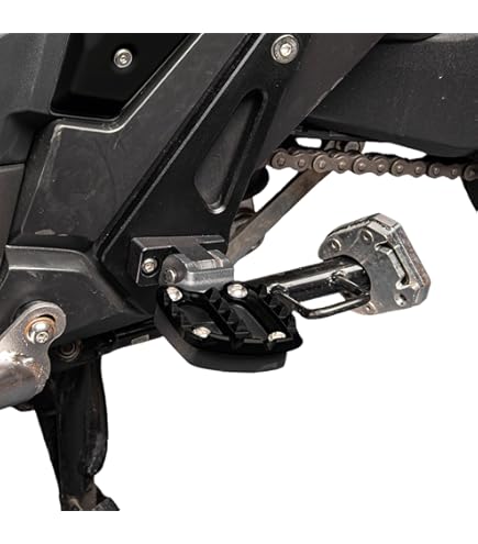 GLOEY Pedale Modificato Pedale Antiscivolo Cuscino Piede Singolo Poggiapiedi Anteriore Adatto For XADV 750 X-ADV 750 X ADV 750 XADV 2021 Poggiapiedi