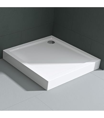 Receveur De Douche Angulaire Laneri 70x160x5 Cm, Blanc, Acrylique/ABS - Neuf