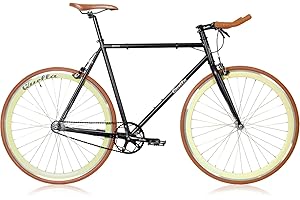 Quella Nero Cappuccino (54cm) Fixie Fixed Gear Single Speed Commuter Bicycle