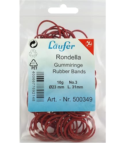 220 élastiques Mélangés D.RECT 1.5x1.5mm - Pour Ménage, Bureau, Rangement - Réutilisables Et Très Résistants