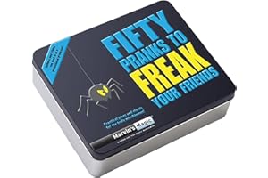Marvin's Magic - Fifty Pranks To Freak Your Friends - Set for Kids Age 8+, 50 Pranks & Props Included - Hardback Instruction Book - Difficulty & Easy