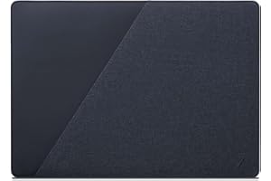 ‎NATIVE UNION Native Union Stow Slim etui do MacBook Air 13” (2018 i nowsze), MacBook Pro 13” (2016 i nowsze) oraz MacBook Pro 14” (2021)– Premium pokrowiec na MacBook z łatwo dostępnym zapięciem magnetycznym i kieszenią zewnętrzną (Indigo)
