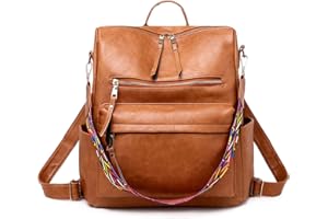 FANDARE Retro Bolsos Mochila Mujer Bolsa de Hombro Impermeable Bolso Mochilas Niña Bolsas Escolares Adolescente Casual Daypacks para Conmutar Outdoor Deporte Viaje 3 en 1 School Bag Durable PU