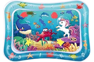 XIHUAN Wassermatte Baby, Wasserspielmatte BPA-frei Wassermatte für Baby Spielzeug wasserspielmatte baby Aufblasbare Spielmatte, Baby Sensorisches Wasserspielmatte Spielzeug ab 3 6 9 10 12Monate