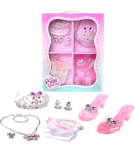 Rubies Rosa Gelee-Schuhe Für Prinzessinnen - Kinder Jelly Schuhe Für Mädchen | Bequeme Schlupfschuhe