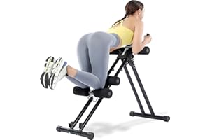 GUUG Machine Abdo Appareil Abdominaux: Multifonction Abdominaux Pliable Musculation Appareil d'appartementSport Maison pour Femmes et Hommes Machine de Musculation