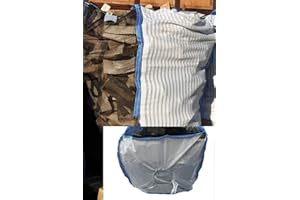 PACK24 5 x Profi - Holzbag Big Bag für Brennholz Scheitholz Kaminholz Woodbag Brennholzsack Netz BigBag, 100 * 100 * 160cm mit Sternboden vom Hersteller