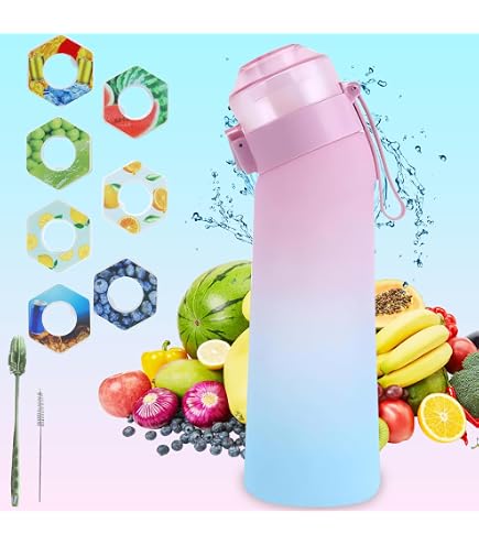 Gourde Air Up 1000ml - Bouteille Aromatisée Sans Sucre, Paille, Pods Aroma, Tritan Sans BPA