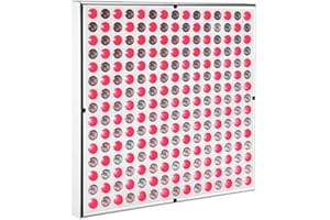 DUEBEL Terapia de Luz Roja 45W, Panel de Roja 660nm Rojo 850nm Dispositivo de Terapia de Infrarroja Cerca para Músculo, Piel, Alivio del Dolor