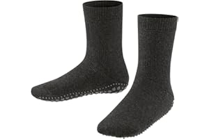 FALKE mixte enfant Catspads chaussons chaussettes picots antidérapants sur la semelle meilleure adhérence épais chauds intérieur bouclette respirants durables coton laine 1 paire