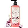 Khadi Pureus Herbals Shreekesha Red Onion Shampoo for Stronger Healthy Hair, Hair Fall Control, Hair Growth & Boost Scalp Health | Herbal Hair Cleanser with Ayurvedic properties & Pure Natural Ingredients for Women & Men (900 ml)