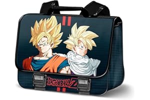 KARACTERMANIA Dragon Ball Unity-Cartable 2.0, Bleu Foncé, 38 x 30 cm, Capacité 13,5 L