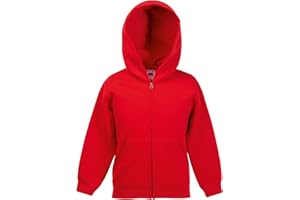 Fruit of the Loom - Felpa Aperta con Cappuccio - Bambino