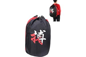 ZLXHDL Sacca Sportiva, Zaino da Ginnastica con Coulisse in Tessuto Oxford Capiente per Boxe Taekwondo e Allenamento Sportivo Chiusura Rapida con Fibbia e Cinghia Regolabile