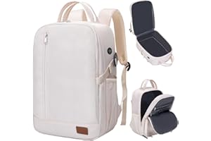 Lossga Mochila de Viaje Mochila Ryanair 40x20x25 Cabina Avion Equipaje de Mano Travel Backpack Mochila Viagem Bolsa Viaje Hombre Mujer, Beige