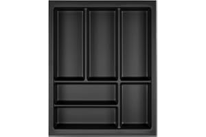 Orga-Box Portaposate Junker Slim 375 x 476 mm grigio lava con struttura perlata per 45 cm armadi Portaposate da cucina SO SLIM