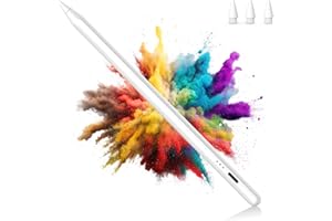 MEKO Pencil for iPad 2018-2025, 13 Minutes Fast Charging, Palm Rejection, Tilt Sensitivity, Stylus Pen Compatible with Apple iPad Pro 11"/12.9"/13", Air 3-5/M2/M3, Mini 5/6, i-Pad 6-11