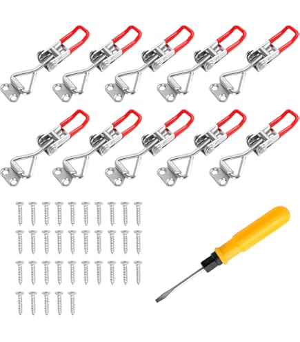 10 Pezzi GH-201-B Tenditori Per Leva Del Ginocchio, Sgancio Rapido Orizzontale, Sgancio Rapido Regolabile Per Funzionamento - Foto 8