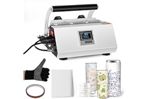 Doovasen Presse à Chaud pour Tasses 20-30 oz Presse de Transfert Presse pour l'Impression de Tasse pour mugs en céramique, mugs en verre et mugs en métal.