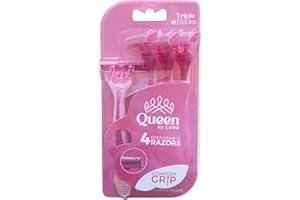 Queen By Lord Triple Blade Shaving Razor Set Of 4