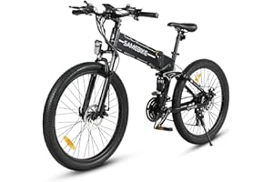 SAMEBIKE LO26-II Mountain Bicicletta Elettrica Adulti Rimovibile 48V14AH Batteria 26 Pollice Pieghevole Biciclette Elettriche con Display LCD Velocità Ebikes
