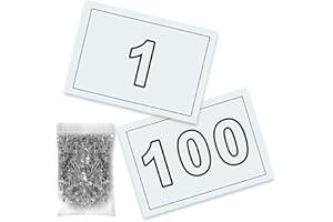 VERY IMPORTANT RUNNER - Startnummern mit Sicherheitsnadeln - Pretex Papier 90g A5 für Sport, Marathon, Leichtathletik - Startnummer Lauf für Events - Gut Sichtbar & Leicht zu Befestigen