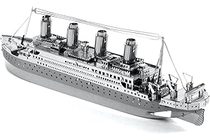 Metal Earth - 5061030 - Maquette 3D - Bateaux - Titanic - 13,37 x 3,96 x 2,28 cm - 2 pièces
