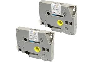 PRESTIGE CARTRIDGE 2 Kassetten TZe-FX231 TZ-FX231 schwarz auf weiß (flexibel) 12mm x 8m Schriftband kompatibel für Brother P-Touch PT-1000 1005 1010 3600 9600 D210 D450VP D600VP H101C H105 H110 H300 H500 P700 P750W