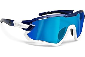 Bertoni Occhiali Ciclismo Running MTB Sci Paddel Tennis Sport Polarizzati Fotocromatici mod. Quasar