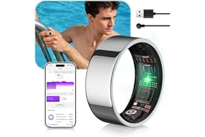 IUHFSIFS Smart Ring 4.Generation【Branchen Nr.1 – Messfehler 0】【Sportspezifisch – SGS Zertifiziert】 Smartring für Damen Herren Schlafen, Herzfrequenz, SpO2, IP68 Wasserfest 200 Modi, Android IOS #10