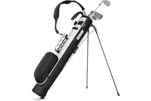 ‎FINDWAY Findway Golf Bag, Golf Stand Tragetasche mit Riemen, Leichter Einfach zu tragen und haltbare Pitch n Putt Golftasche für die Driving Range, Par 3 und Executive Plätze, 80 cm Hoch