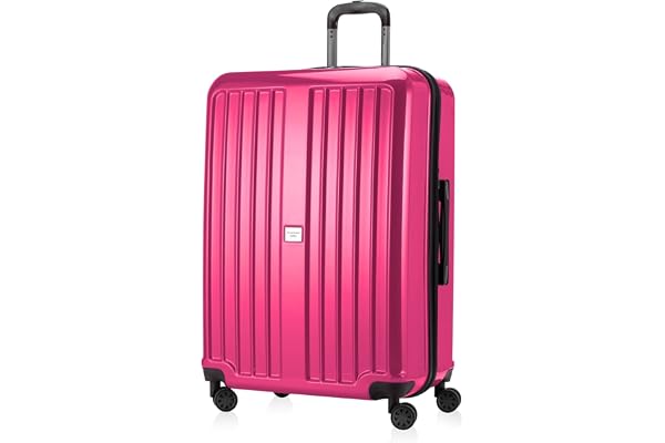 HAUPTSTADTKOFFER - X-Berg - Valise Grande Bagages rigides avec Extension, 75 cm, 126 L, Rose