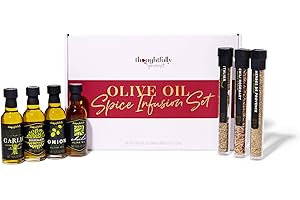 ‎THOUGHTFULLY Thoughtfully - Olive Oil Spice Infusion Set - Geschenkbox für 7 leckere Öl-Mischungen