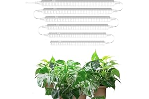 Barrina T5 1FT Grow Lights for Indoor Plants, 5000K White Full Spectrum Indoor Plant Lamp, 30W(6 x 5W) Linkable LED Grow Light Strip with Switch, Plug and Play, 6 Packs