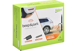 VALEO 632203 - Sistema di assistenza al parcheggio - Kit Beep&Park: 4 Sensori da Incasso - 1 Altoparlante, Installazione Frontale o Posteriore