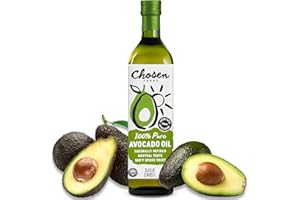 Chosen Foods 100% Avocado Cooking Oil - 1ltr Bottle (33.8fl) (Single Bottle) by Chosen Foods