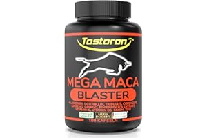 ‎AKTIVMEN´S Tostoron MEGA MACA BLASTER hochdosiert - hol dir jetzt den TOSTORON HAMMER direkt nach Hause! 180 Kapseln MACA SCHWARZ, L-Arginin + Citrullin, Tribulus, Cordyceps, Pinie, Selen, Zink 1 Dose (1x158,4g)