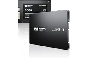 ‎SAN ZANG MASTER SAN ZANG MASTER 2.5 Zoll SATA SSD 1TB Interne Festplatte, SATA III 6Gb/s, 560MB/s Lesen, 500MB/s Schreiben, 3D NAND, Kompatibel mit Laptops und Desktops, S500