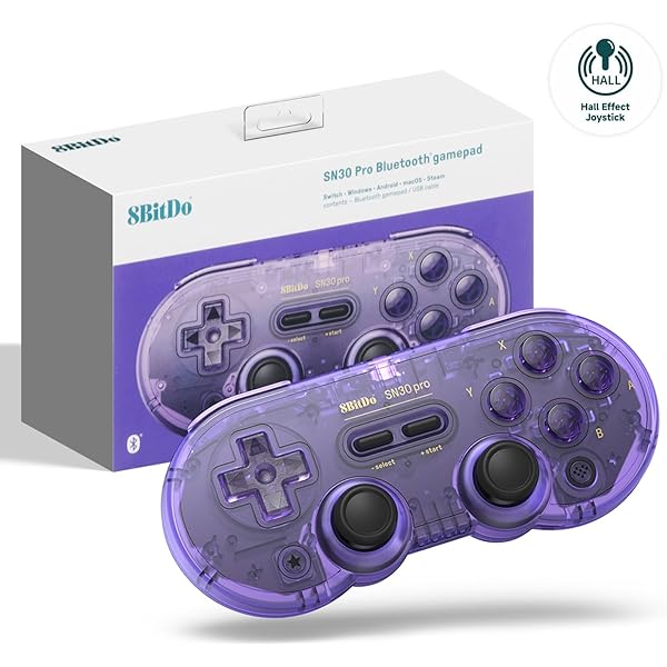 8Bitdo Sn30 Pro USB Gamepad Gray Edition [ : Amazon.pl: Gry