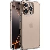 Minesk iPhone 16 Pro Max ile Uyumlu Mat Şeffaf Kılıf Parmak izi Bırakmayan Mat Arka Kısım ve Ultra Şeffaf Kenarlar Silikon Kı