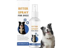 EliiSkinn Anti Chew Spray for Dogs-Bitter Apple Dog Deterrent-120ml,Behavior Training Aid to Stop Destructive Chewing and Furniture, Licking of Bandages, Paws, Shoes, Fur, Doors, 1PCS