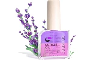 Olio per cuticole per unghie - Gelike ec - Olio per cuticole di cura lavanda con jojoba e vitamina E, idrata e nutre le unghie e le cuticole secche